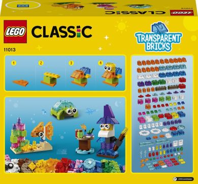 LEGO Classic, Caramizi transparente creative, 11013