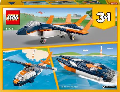 LEGO Creator, 3in1 Avion supersonic, 31126