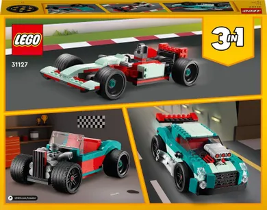 LEGO Creator, 3in1 Masina de curse pe sosea, 31127