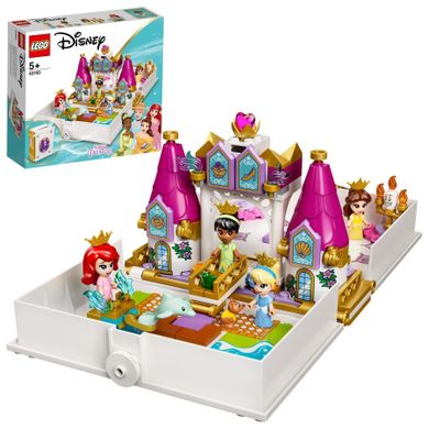 LEGO Disney Princess, Aventura lui Ariel, Belle, Cenusareasa si Tiana din cartea de povesti, 43193