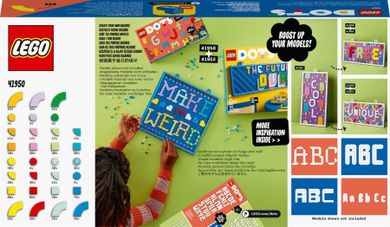 LEGO DOTS, O multime de DOTS - inscriptie, 41950