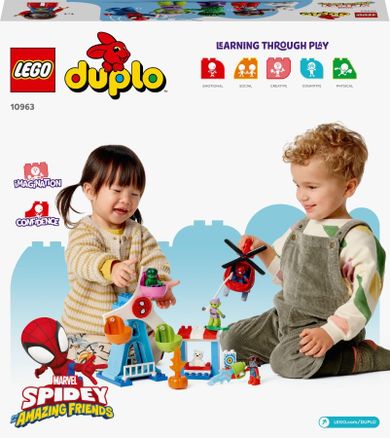 LEGO DUPLO, Omul Paianjen si amicii: aventura in Parcul de distractii, 10963