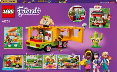 LEGO Friends, Piata cu mancare stradala, 41701