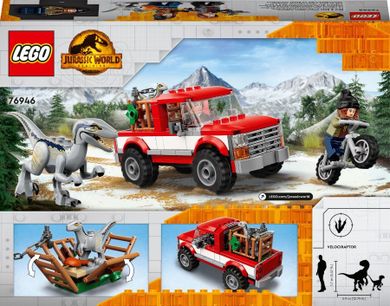 LEGO Jurassic World, Capturarea Velociraptorilor Blue si Beta, 76946