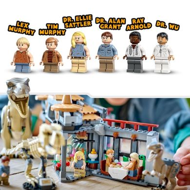 LEGO Jurassic World, Centru pentru turisti: T. rex si raptor la atac, 76961