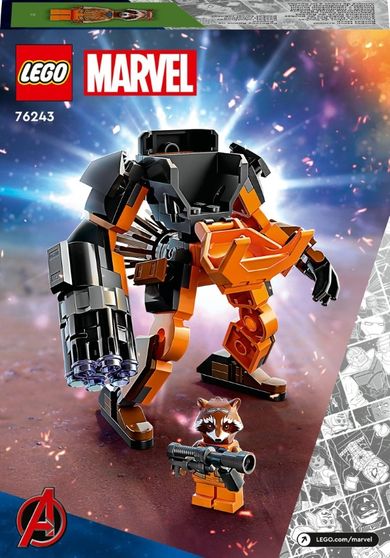 LEGO Marvel, Armura de robot a lui Rocket, 76243