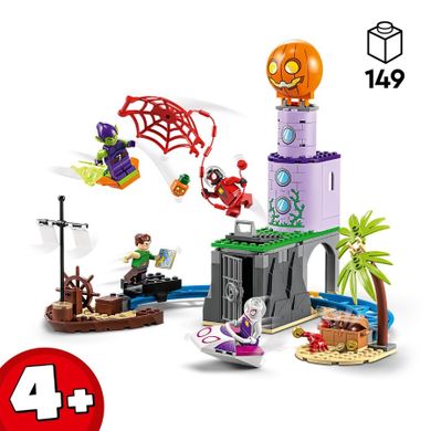 LEGO Marvel, Echipa lui Paienjenel la farul Monstrului verde, 10790