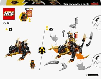 LEGO NINJAGO, Dragonul de pamant EVO al lui Cole, 71782