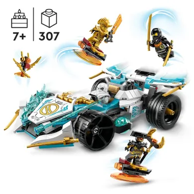 LEGO NINJAGO, Masina de curse Spinjitzu a lui Zane cu puterea dragonului, 71791