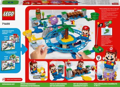 LEGO Super Mario, Set de extindere Excursie pe plaja cu Ariciul mare, 71400