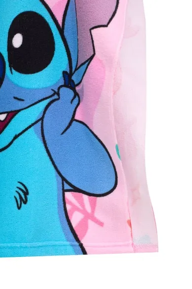 Lilo si Stitch, poncho de baie, roz, 50-100 cm