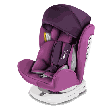 Lionelo, Bastiaan, scaun auto cu baza rotativa, Violet