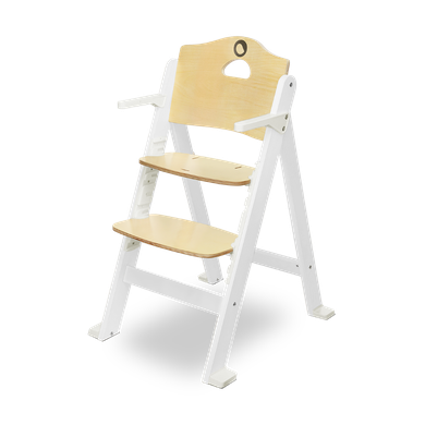 Lionelo, Floris, scaun inalt din lemn, White
