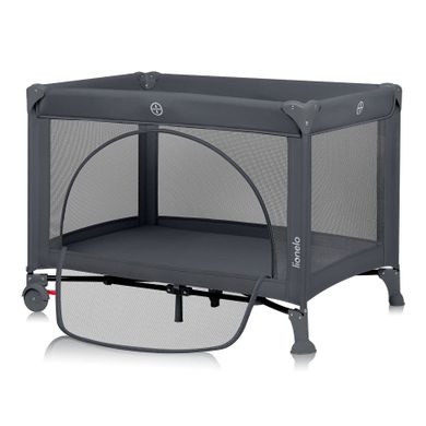 Lionelo, Laura, patut de calatorie compact 2in1, Grey Concrete