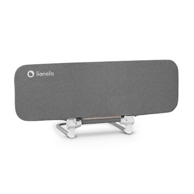 Lionelo, Lora, bariera de protectie pentru patut, pliabil, Grey Stone