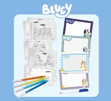 Lisciani, Bluey, Scoala de desen, set creativ