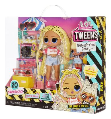 L.O.L. Surprise, Tweens + Tots Baby Sitters, Rae Sands + SPF Q.T., papusi cu accesorii