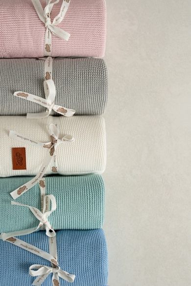 Maya Moo, patura, bambus-bumbac, gri, 80-100 cm