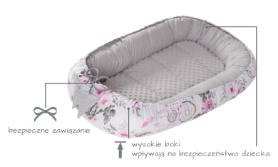Medi Partners, Aparatoare de vise, Flori, babynest, gri