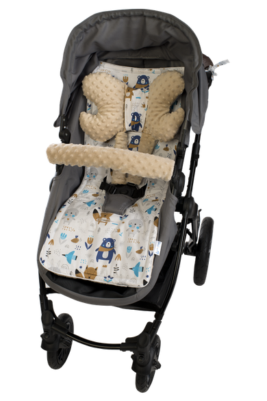 Medi Partners, Boho Animals, insertie pentru carucior, set, bej
