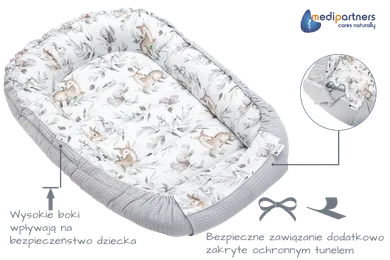 Medi Partners, Caprioare si Frunze, babynest pentru bebelusi