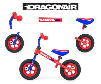 Milly Mally, Dragon Air, bicicleta fara pedale, Red-Blue