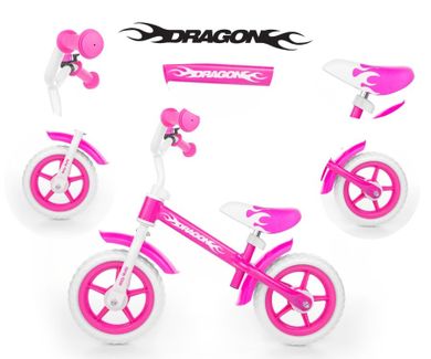 Milly Mally, Dragon, bicicleta fara pedale, Roz