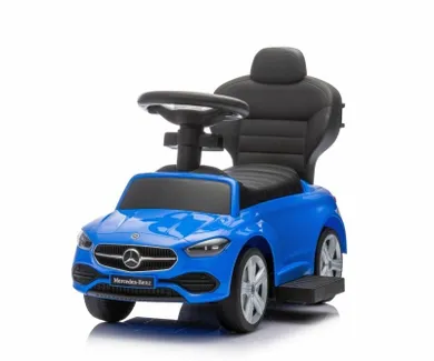 Milly Mally, Mercedes C-Class S, masinuta fara pedale cu maner, vehicul, albastru