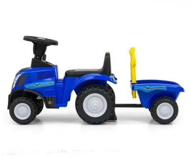Milly Mally, Tractor New Holland T7, masinuta fara pedale, albastru