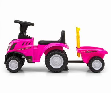Milly Mally, Tractor New Holland T7, masinuta fara pedale, roz