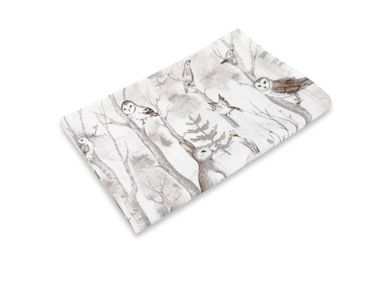 MimiNu, Zoo pe biciclete, scutece din tetra, bej, 70-80 cm, 3 buc.