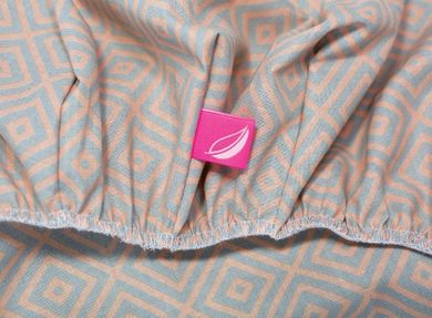 Motherhood, Cearceaf pentru gondola/cosul Moise cu elastic 35-75 cm, Pink Squares