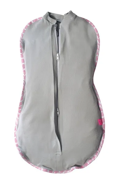 Motherhood, Invelitoare Zip&Swaddle masura 1 (2,5-5kg), Grey/Pink Classics
