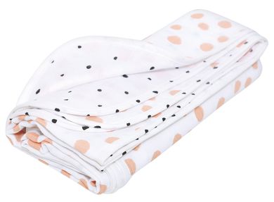 Motherhood, Paturica de muselina 100-120 cm cu doua straturi, Pink Splashes