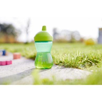 Philips Avent, cana cu tetina de formare dura, 18 luni+, verde, 200 ml, SCF804/03