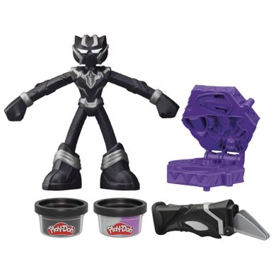 Play-Doh, Marvel, Black Panther, figurina si accesorii, set creativ
