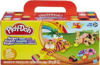 Play-Doh, Super culori, 20 cutii, set creativ