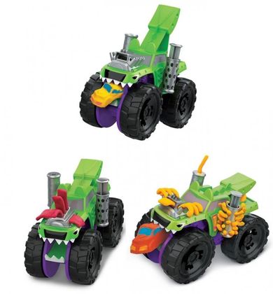 Play-Doh Wheels, Monster Truck, 4 cutii si accesorii