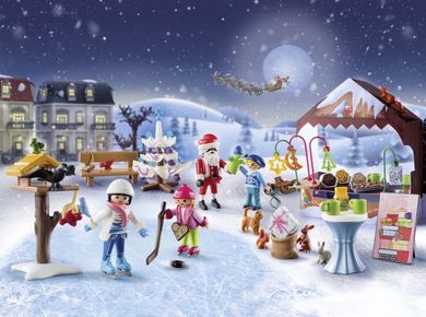 Playmobil, Calendar de Advent, Targ de Craciun, 71472