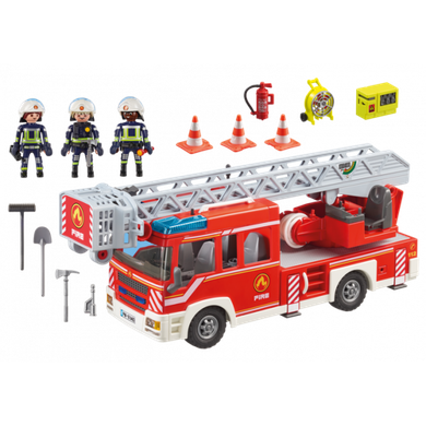 Playmobil, City Action, Masina de pompieri cu scara, 9463