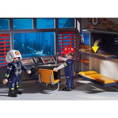 Playmobil, City Action, Statie de pompieri cu elicopter, 9462
