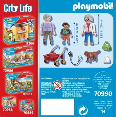 Playmobil, City Life, Bunicii si nepotelul, 70990