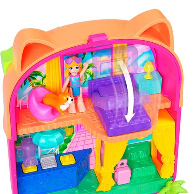 Polly Pocket, Hotel, set de joaca cu mini papusa si accesorii