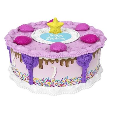 Polly Pocket, Tort Surprisa, set de joaca cu figurine si accesorii