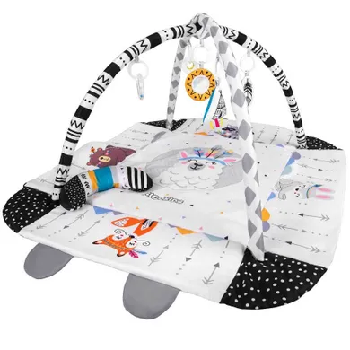 Ricokids, Boho, saltea educativa si interactiva, jucarii, gri