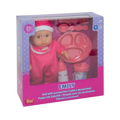 Smiki, Emily, papusa bebelus cu accesorii, 23 cm
