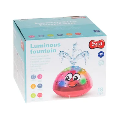 Smiki, fantana arteziana plutitoare cu lumini, jucarie de baie