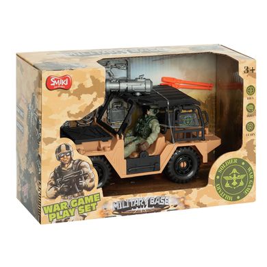 Smiki, Military Base, vehicul cu figurina de soldat si accesorii