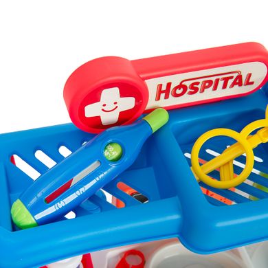 Smiki, set medical, carucior cu accesorii medicale