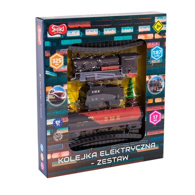 Smiki, trenulet cu sine, locomotiva cu abur, lungime 325 cm